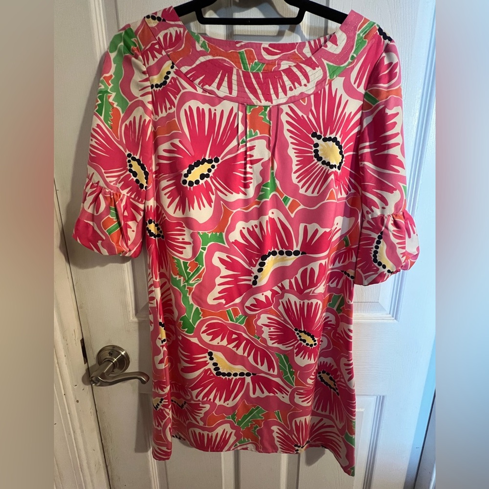 Lilly Pulitzer Dasha Silk Dress Sz 2